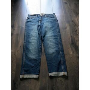 Levi Strauss Signature Vintage Mid Rise Boyfriend Jeans Blue Wash Size 12 W31